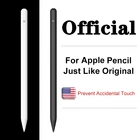 Стилус Apple Pencil 2 1 для iPad Pro 11 12,9 2020 2018 9,7 10,2 8th 7th Air 3 4, стилус для iPad с блокировкой пальмы