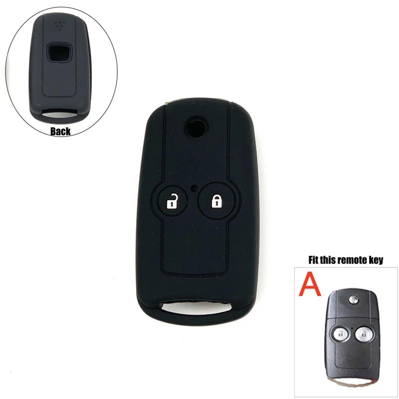 A Чехол для ключей автомобиля для Honda Crosstour Pilot Jazz CRV URV Accord Odeysey City Civic JADE Crider Spirior AVANCIER Ciimo Elysion - Название цвета: A