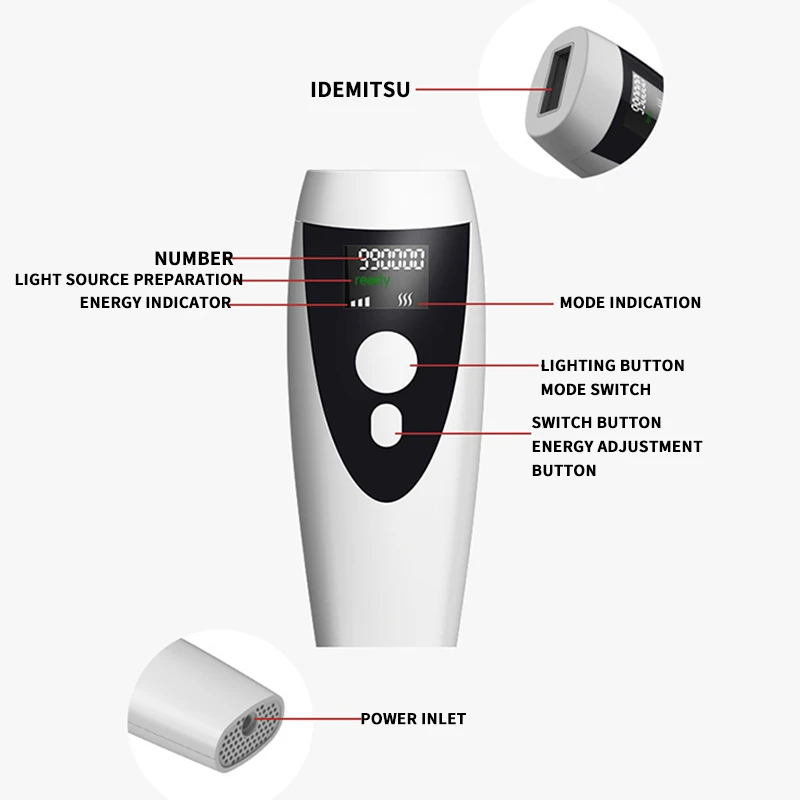 Новый 990000 вспышки лазерный эпилятор постоянное IPL лазерная эпиляция волос