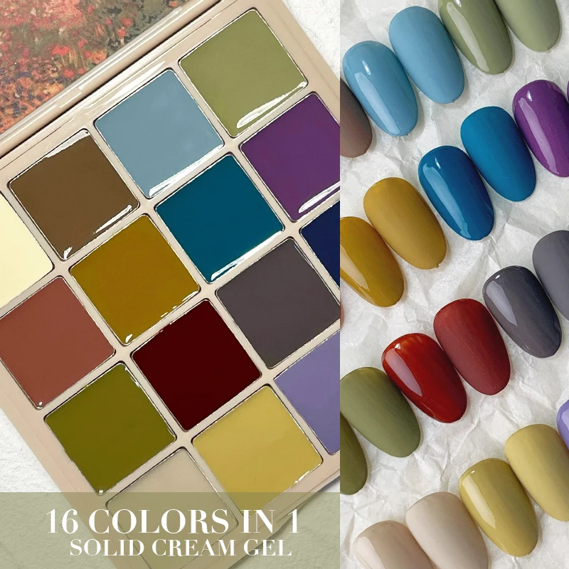 

Кремовый Гель-лак BORN PRETTY для ногтей 3/16 цветов, цветной гель «сделай сам» для дизайна ногтей, удаляемый замачиванием УФ светодиодный лак, наб...