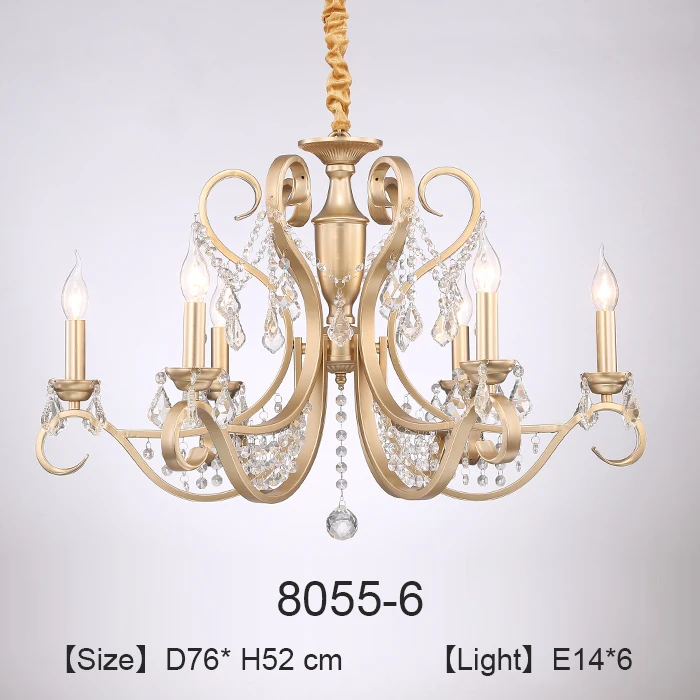 6lights Скандинавский светодиодный светильник, люстры, хрустальная лампа для кухни, детской спальни, обеденного стола, для учебы, подвесной светильник, лофт, люстра, лампка - Цвет абажура: 6lights