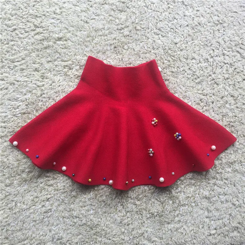 Новинка 2021 черная юбка для девочек детская одежда на осень и зиму модная