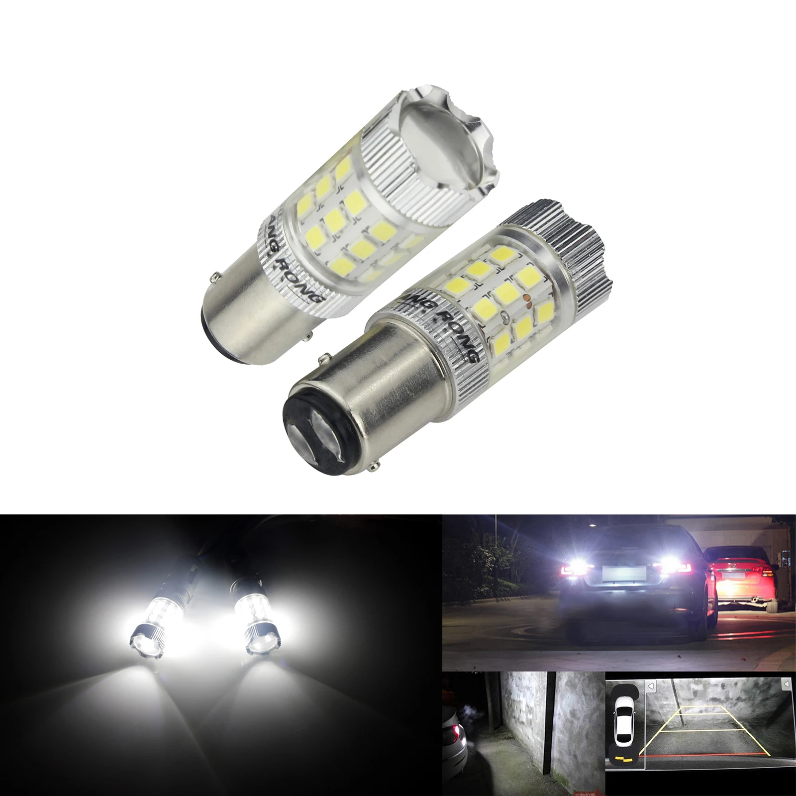 Светодиодная лампа ANGRONG 30 SMD BAY15d P21/5W 1157 указатель поворота паркосветильник