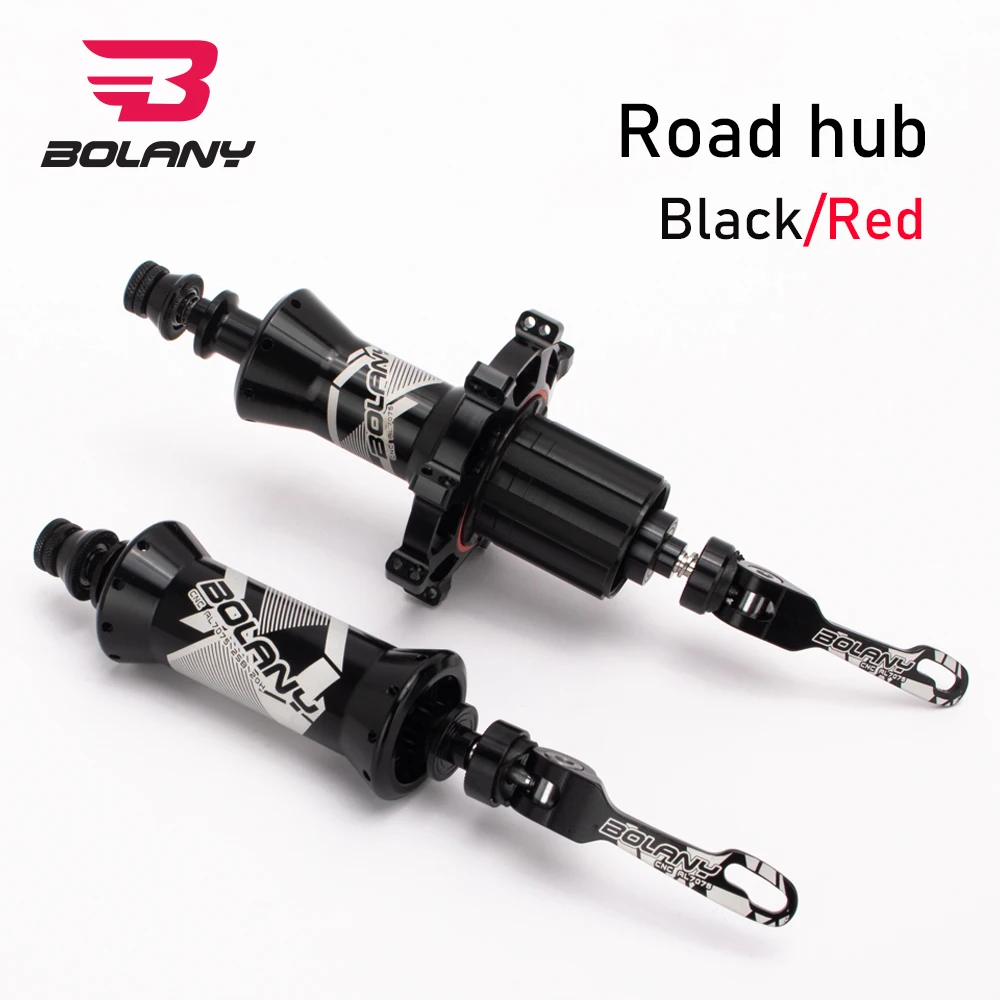 

BOLANY Road hub 6 Pawls 72 Clicks Front 100 Rear 130 NBK Bearing 20 24 Holes Bicycle Front 100 Rear 130 Disc Brake Ultralight