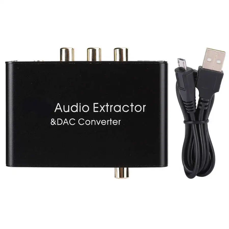 Алюминиевый сплав мини портативный HDMI аудио Конвертор возвратный канал DAC