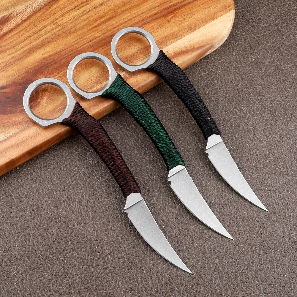 Портативный керамбит с фиксированным лезвием D2 Карманный cs go открытый острый