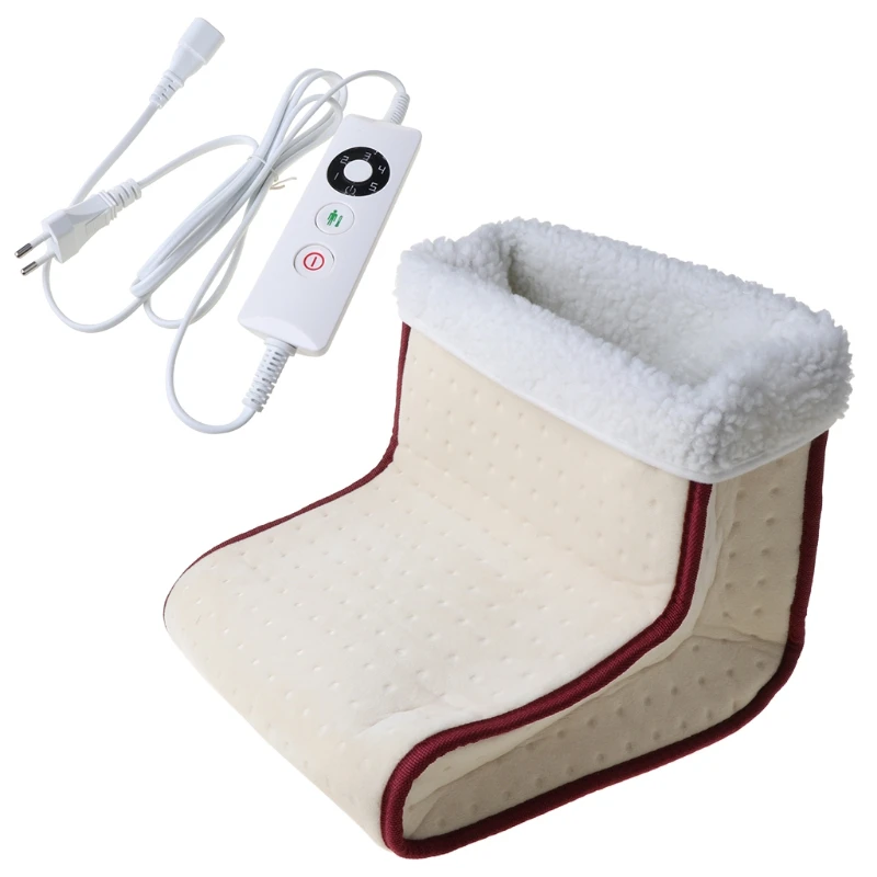 

Portable Electric Warm Foot Warmer Washable Cosy Heated Massager 5 Modes Heat Settings Footwarmer Cushion Thermal House