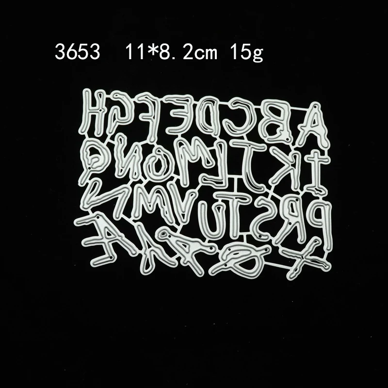 

JC English Words Letters Metal Cutting Dies DIY Scrapbooking Dies Cut Handmade Stencil Craft Mold Mould Model Decor New Design