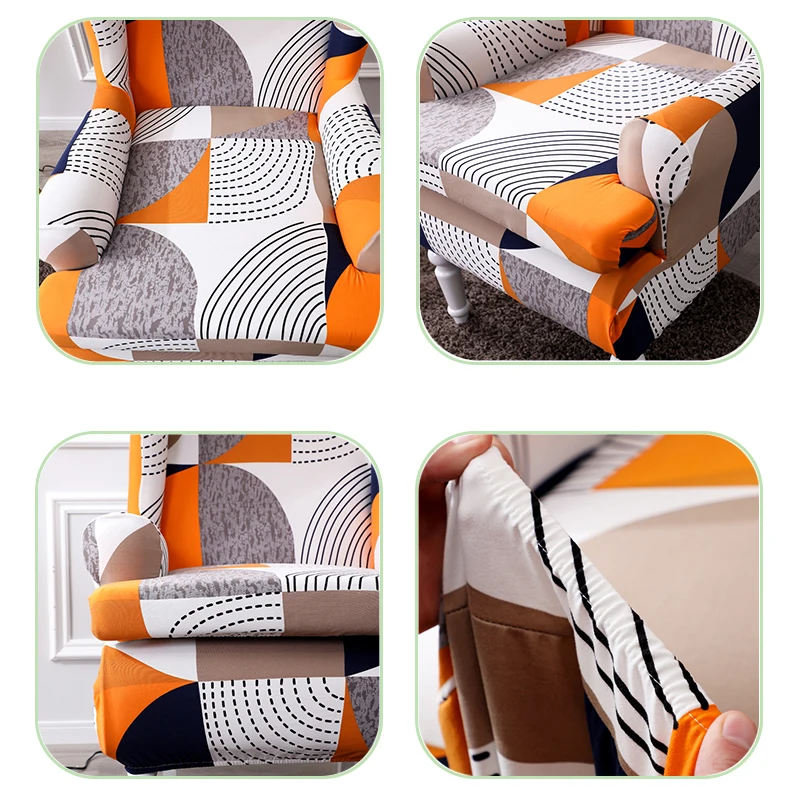 Чехол на спинку дивана эластичный чехол с крыльями тигра | Дом и сад