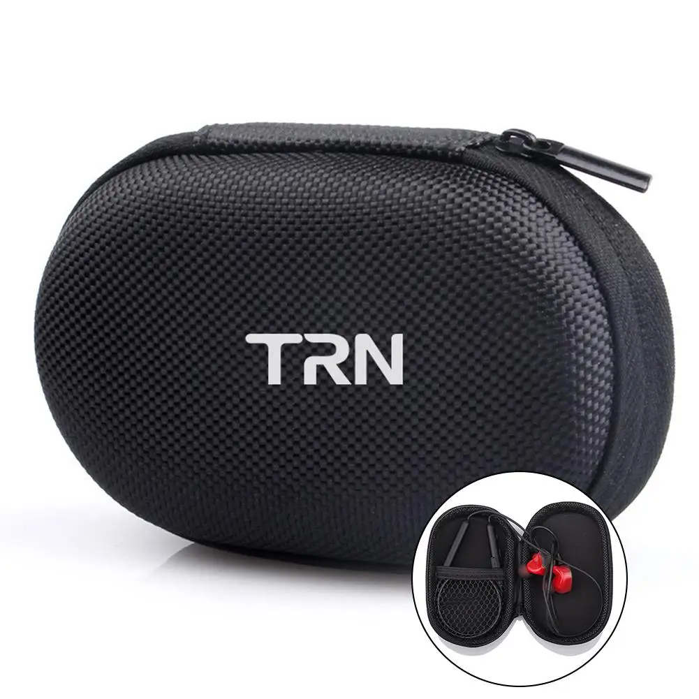 

TRN Oxford Fabric Portable Dust-proof Earphone Headset Storage Bag Box Container