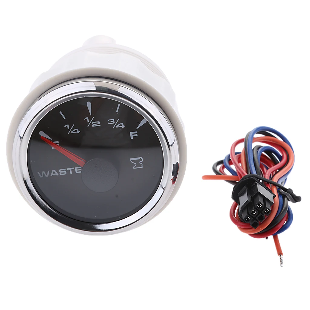 Морская Лодка яхта канализация черный бак для воды измеритель уровня 9 32 в 52