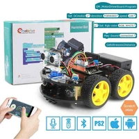 keywish 4wd robot cars for arduino starter kit smart car app rc robotics learning kit educational stem toy kid lessonvideocode