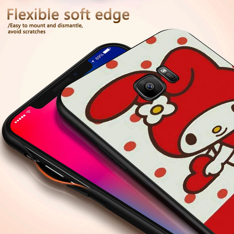 Для samsung S6 S7 Edge чехол для телефона My Melody S8 S9 S10 PLUS мягкий TPU NOTE M10 20 30 Чехол | Мобильные