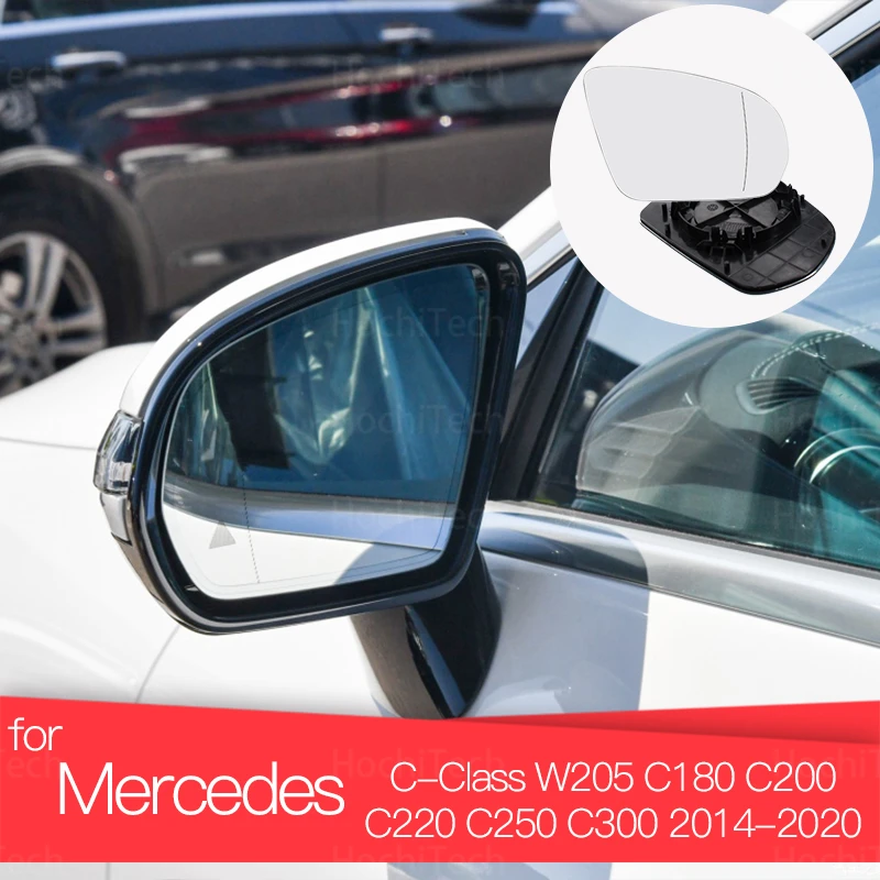 

Для Mercedes C-Class W205 C180 C200 C220 C250 C300 2014-2020 Стайлинг автомобиля зеркало с подогревом