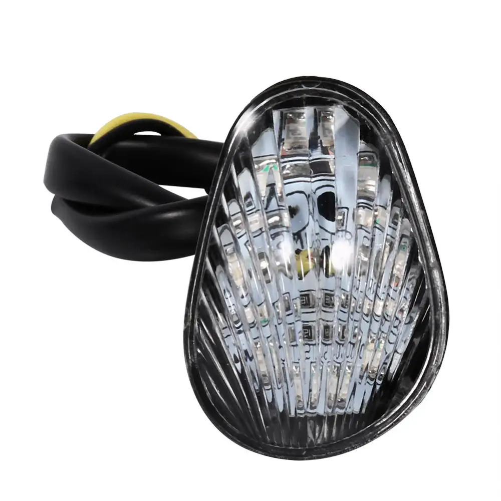 1 пара янтарных светодиодных индикаторных ламп с поворотным сигналом для Yamaha YZF R1