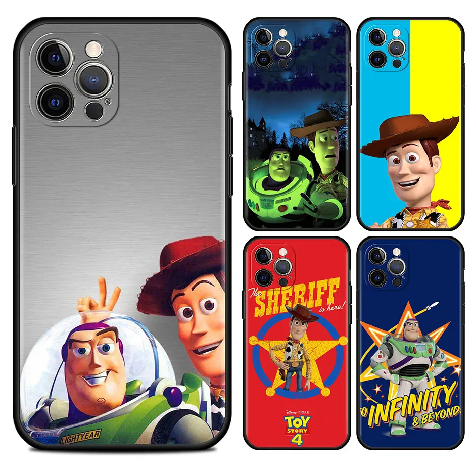 

Toy Story Disney Case For Huawei Mate 40 Pro Plus 20 Lite 10 40 RS Cover Capa Black Soft Fundas Coque