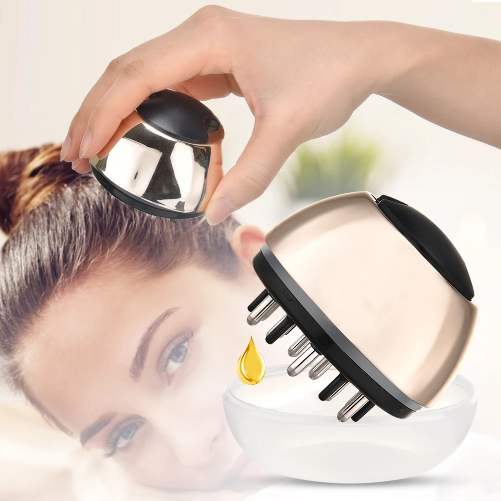 Массажер для головы роста волос сыворотка арганового масла жидкости