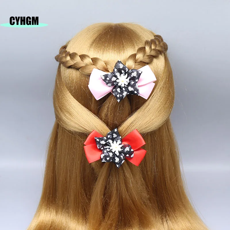 Новая мода обтянутая тканью Пакет резинки для волос резинка в африканском стиле