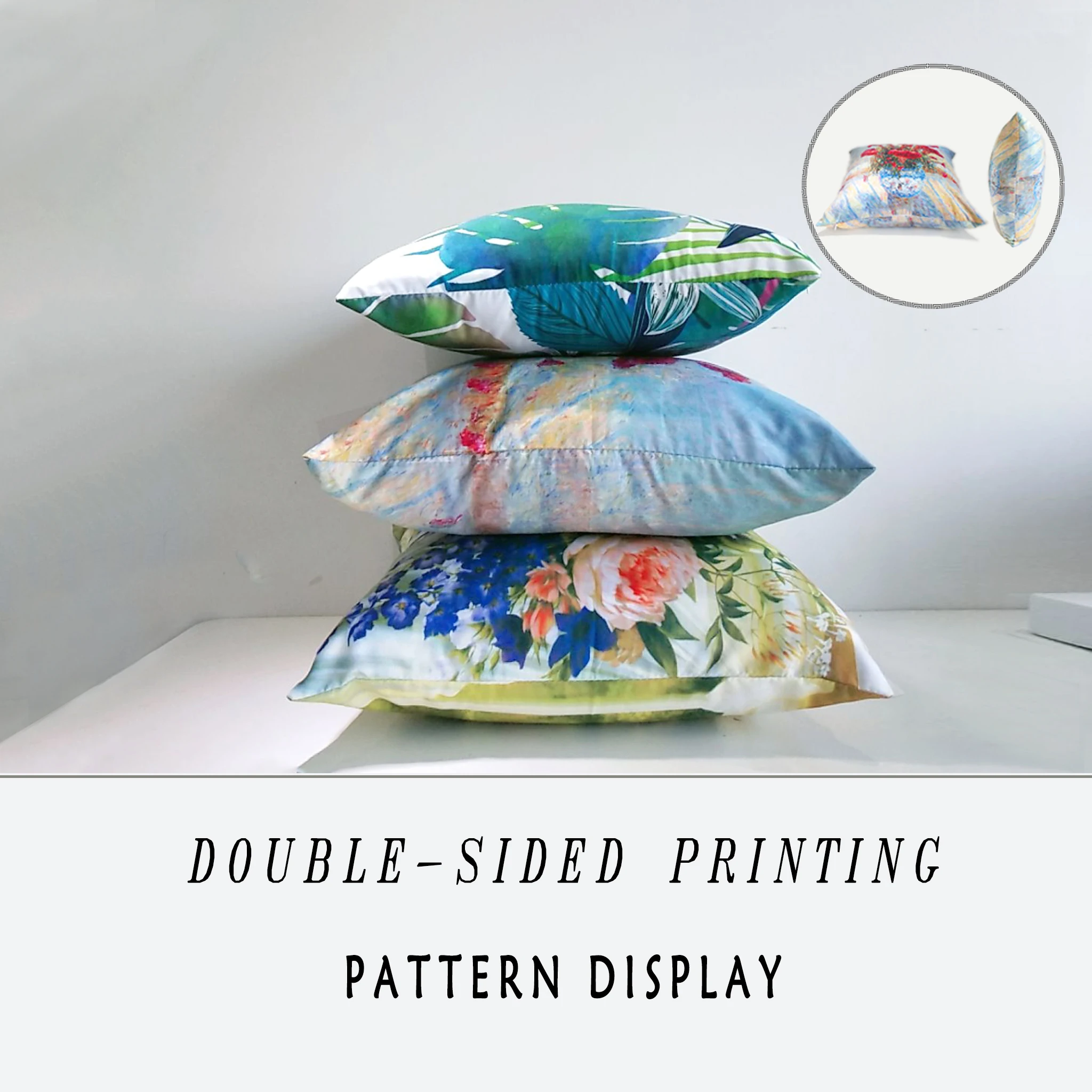 

1PC Halloween Pattern Double-sided Polyester Printed Pillowcase Decorative Sofa Pumpkin Black Cat Yellow Cushion Cover