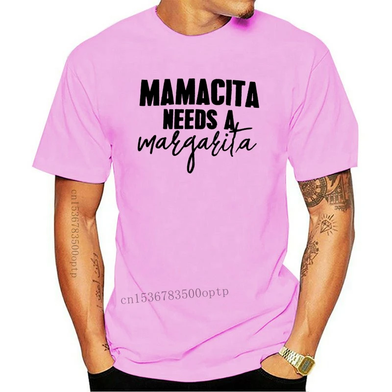 

New MAMACITA NEEDS A MARGARITA BLACK TEE Women Funny Graphic tshirt Summer O-neck T-Shirt Female Gray yellow tops Tee
