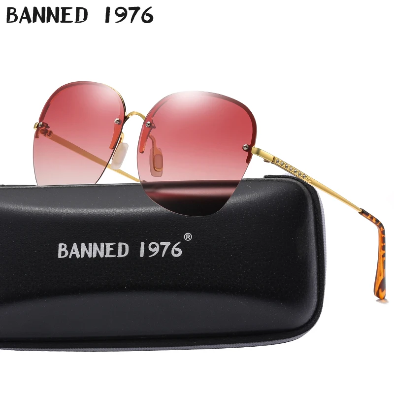 Женские солнцезащитные очки с поляризационными стеклами винтажные брендовые