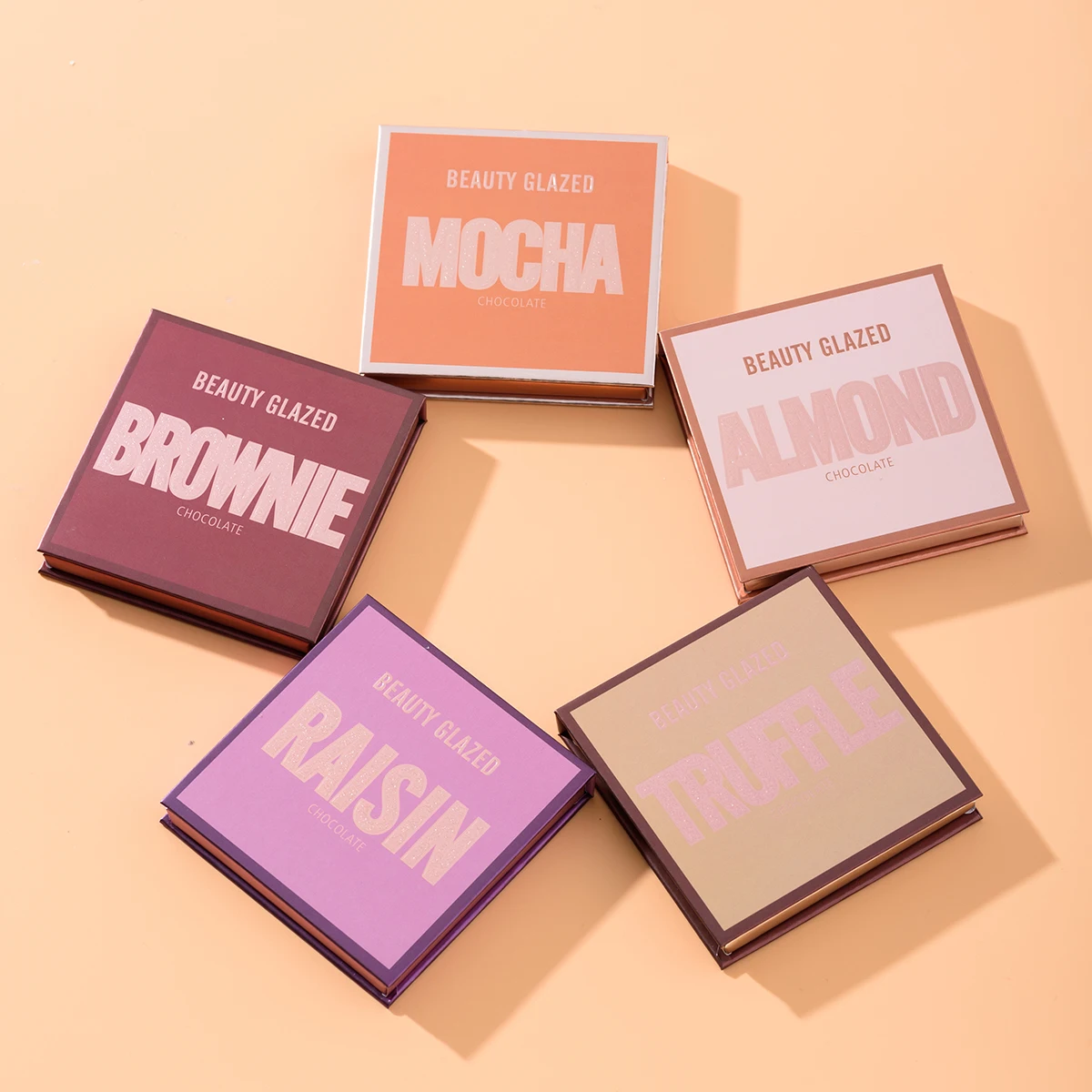 BEAUTY GLAZED 9 цветов блестящие матовые тени для век Палитра зеркальные палитра
