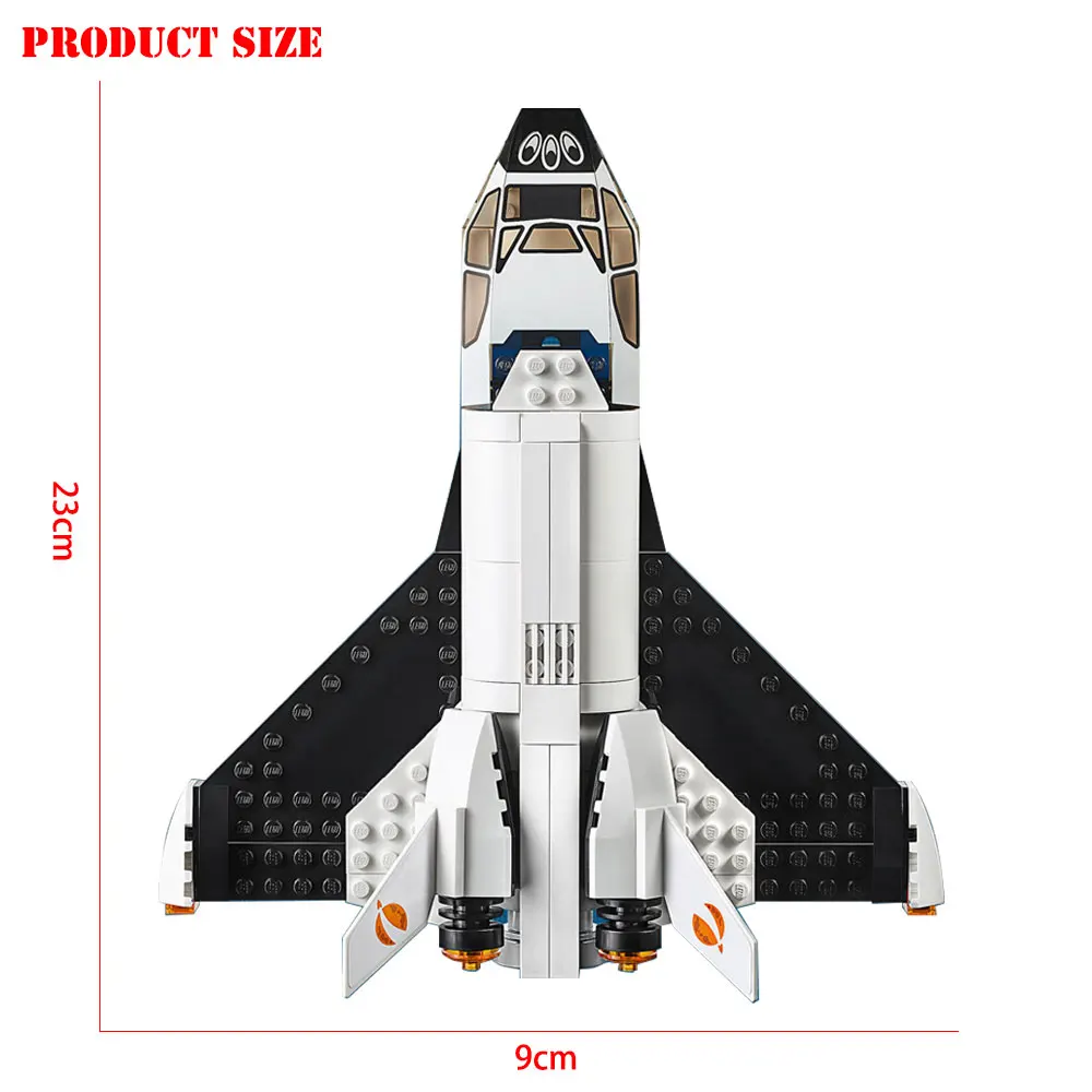 BZDA 331 Pcs Mars Research Shuttle Building Blocks Set Space Model Строительные кирпичи игрушки для мальчиков