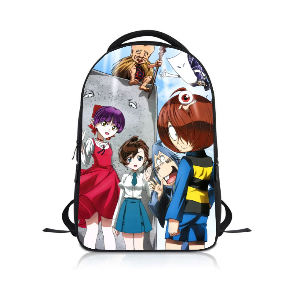 Школьный ранец для мальчиков и девочек, мультяшный рюкзак для учеников аниме GeGeGe no Kitaro, Детская сумка для книг