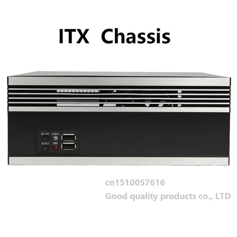 

Server Chassis S21 Compatible ITX Motherboard FLEX 1U Power Supply Silver Panel Industrial Control Small Mini Computer Case