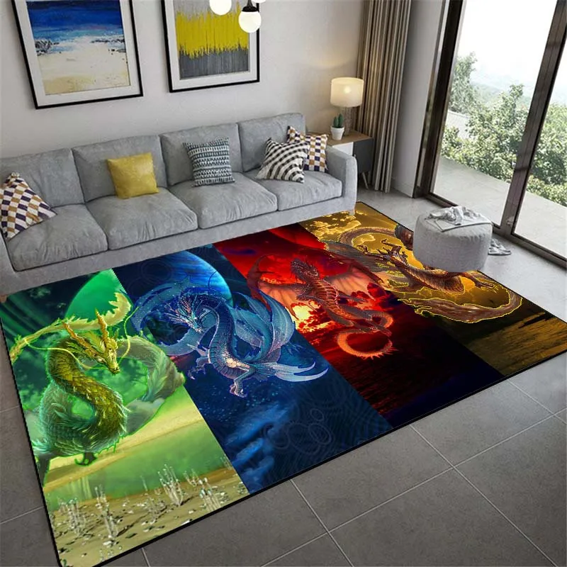 Коврик для гостиной с загадочными животными подарок любителей оленя ковер