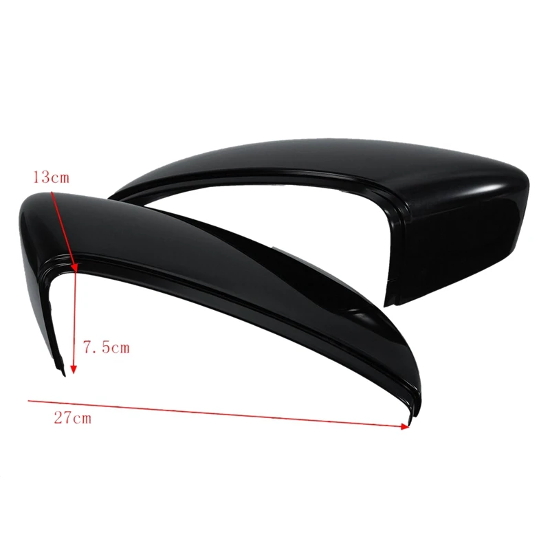 2Pcs Car Rear View Mirror Covers Rearview Mirrors Top Caps Auto Accessories for Beetle CC Eos Passat Je-tta Scirocco | Автомобили и