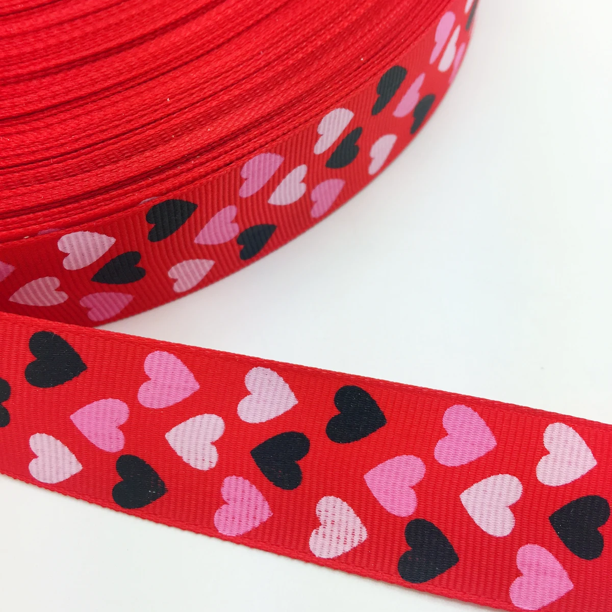 Лента для волос с принтом персикового сердца бант шитья 5 ярдов 1 '✥ мм | Дом и