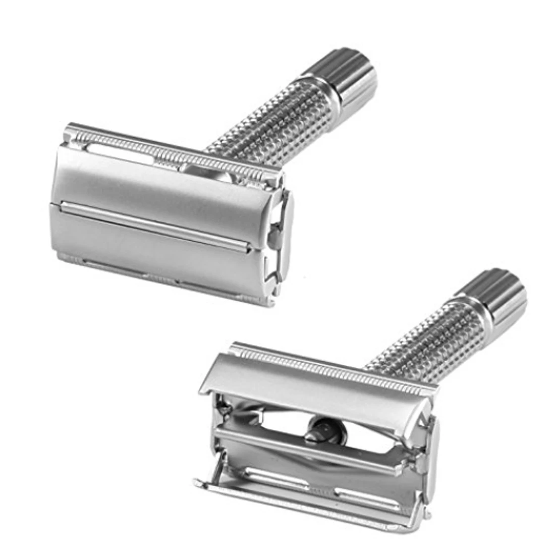 New Adjustable Short Handle Classic Safety Razor Double Edge Mens Shaving Pack Cure 1 Blade Manual Shavers | Красота и здоровье