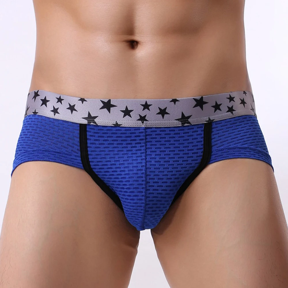 Для мужчин трусы сексуальное нижнее белье с низкой посадкой Треугольники Трусы