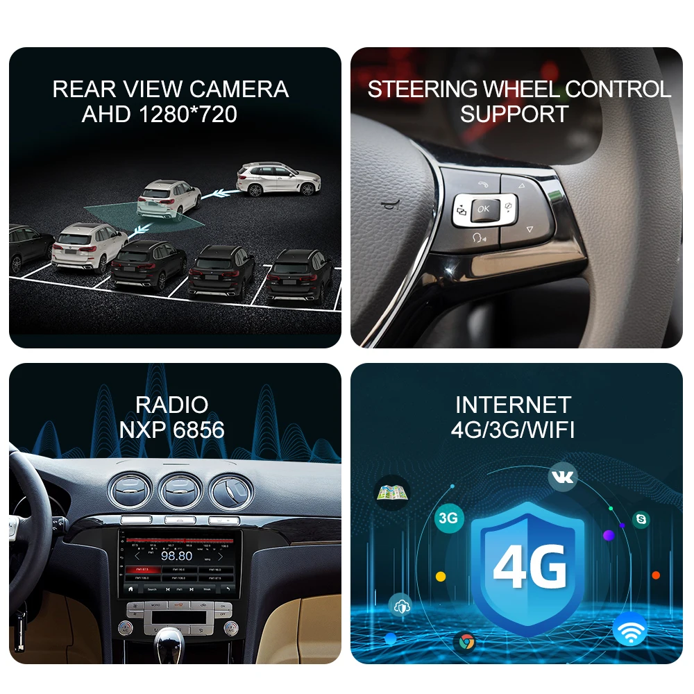Автомагнитола ISUDAR для Ford S Max 2006-2015 2 din Android навигация Авторадио мультимедиа GPS DVR