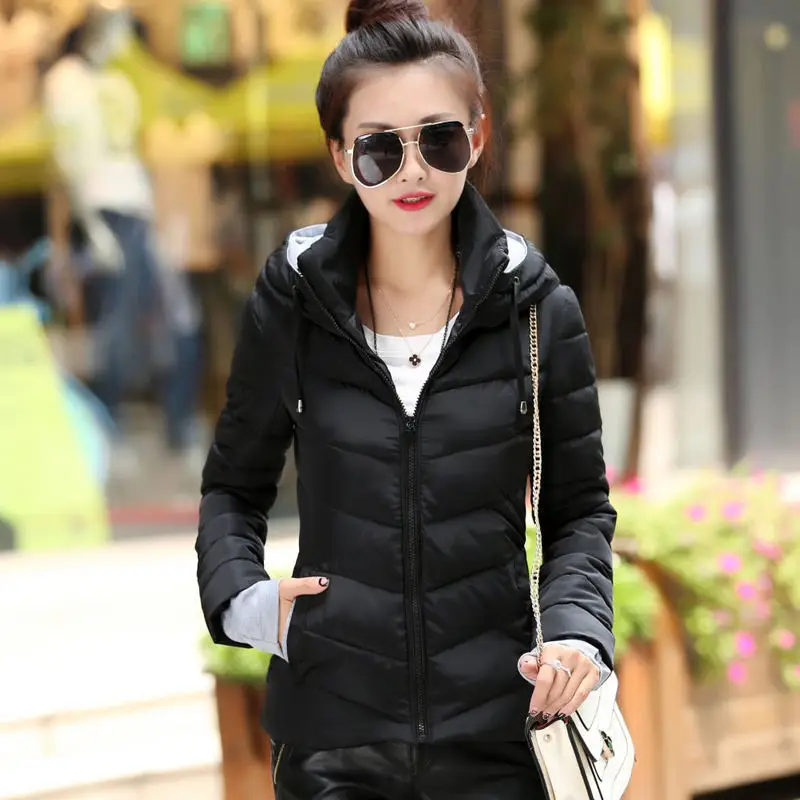 Женская зимняя куртка теплая хлопковая парка с капюшоном большие размеры MZ709 |