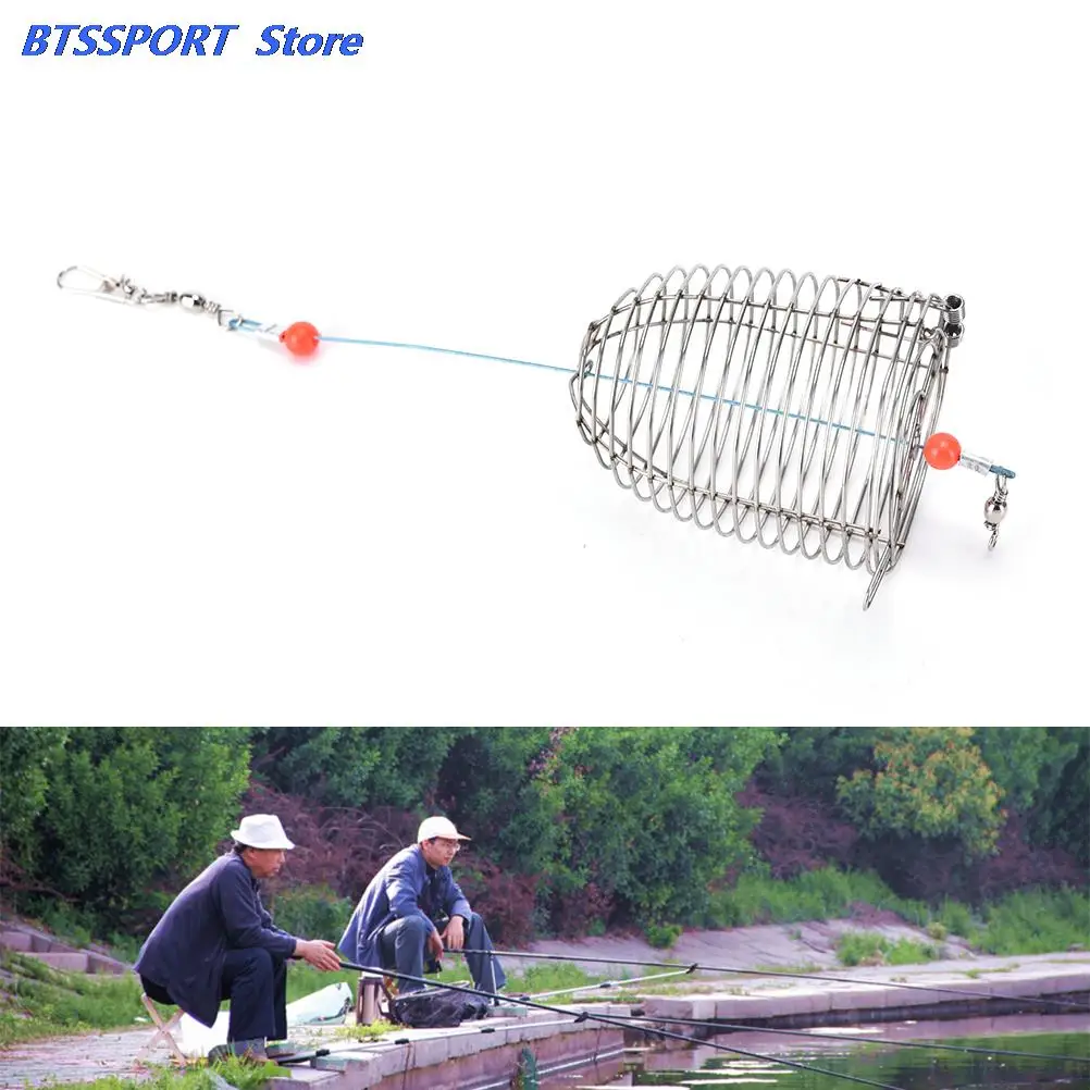 Gmarty 1 шт. маленькая клетка для приманки рыболовная Ловушка держатель