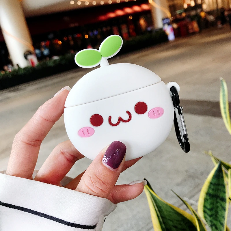 Чехол для Apple Airpods чехол милый мультяшный Bluetooth наушник Жесткий Для Air pods