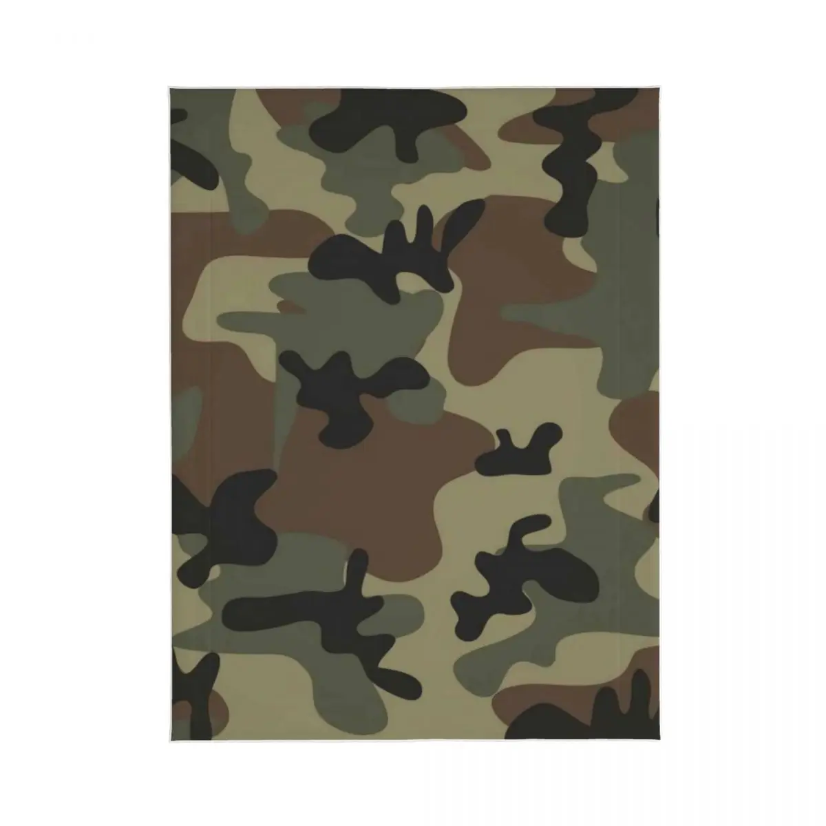 

Camouflage Pattern Pet Sleeping Cushion Handsome Soft Flannel For Dog Cat Plaid Blankets Keep Warm Sleeping Home