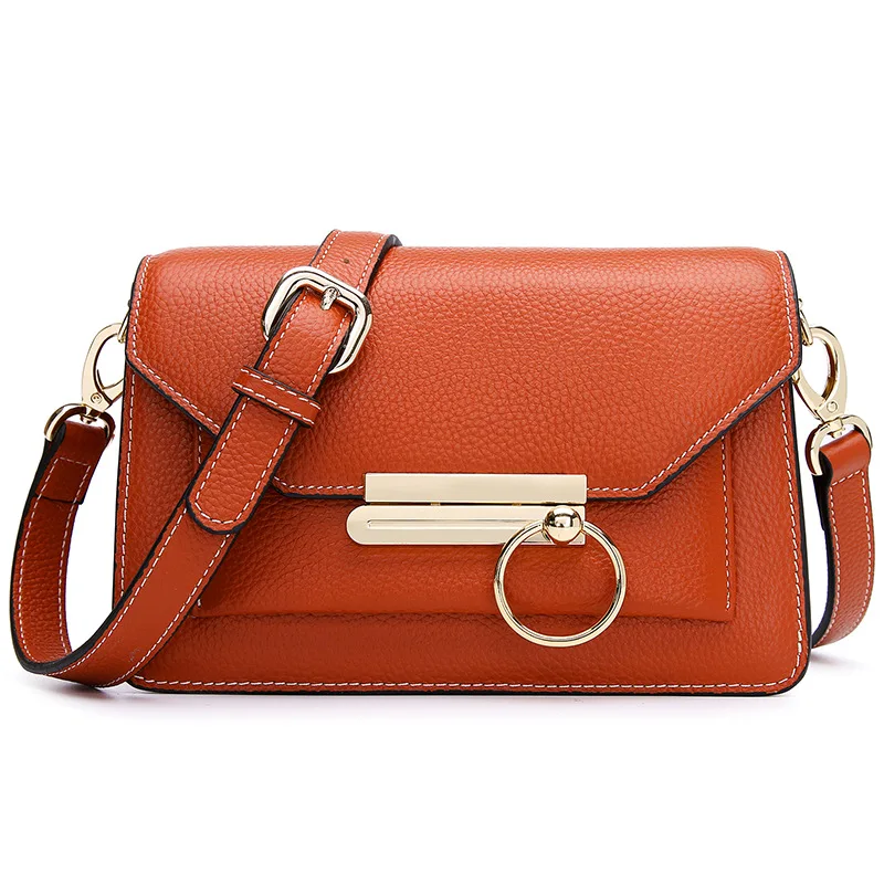 Сумка тоут женская из воловьей кожи роскошный Повседневный клатч на одно плечо