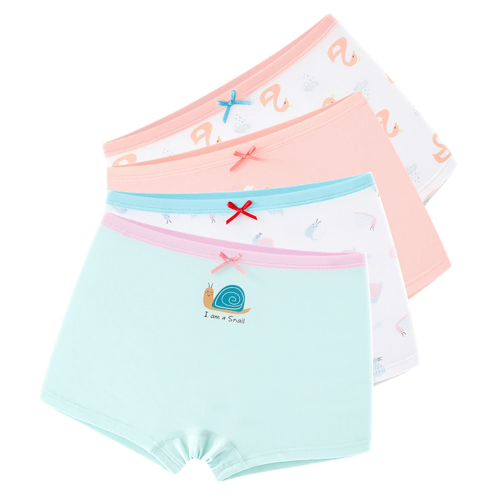 

4pcs Pink Princess Castle Girls Underwear Boxer Cartoon Cotton Elastic Girl Underpants Kid Clothes 7 8 9 10 11 12 Year OGU203028