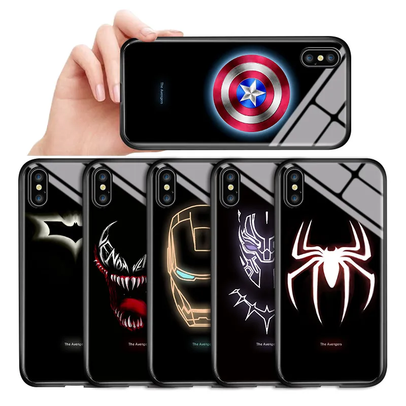 Чехол для iPhone 8 Plus 11 12 Pro XS Max XR X 6 7 SE новинка 2020 светящийся в темноте чехол-накладка
