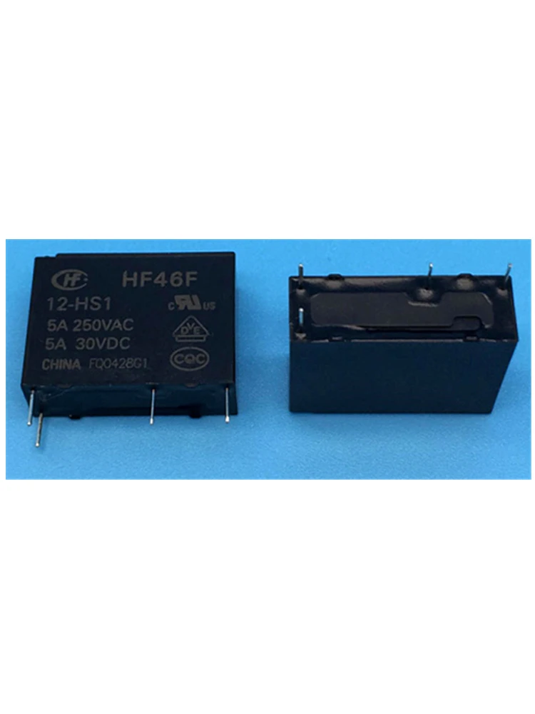 10 шт./лот HONGFA миниатюрное промежуточное силовое реле HF46F 3-HS1 5-HS1 12-HS1 18-HS1 24-HS1 5A 250VAC