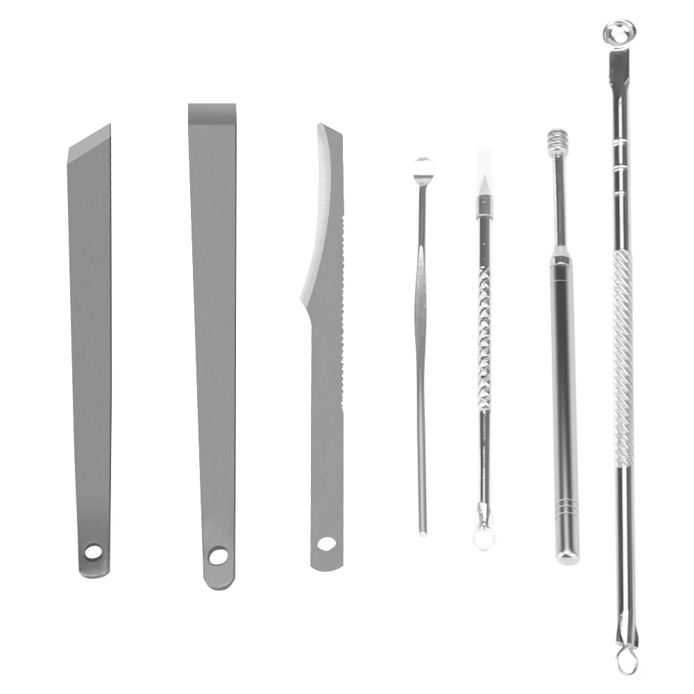 1 Набор черная машинка для стрижки ногтей из нержавеющей стали триммер ушей набор