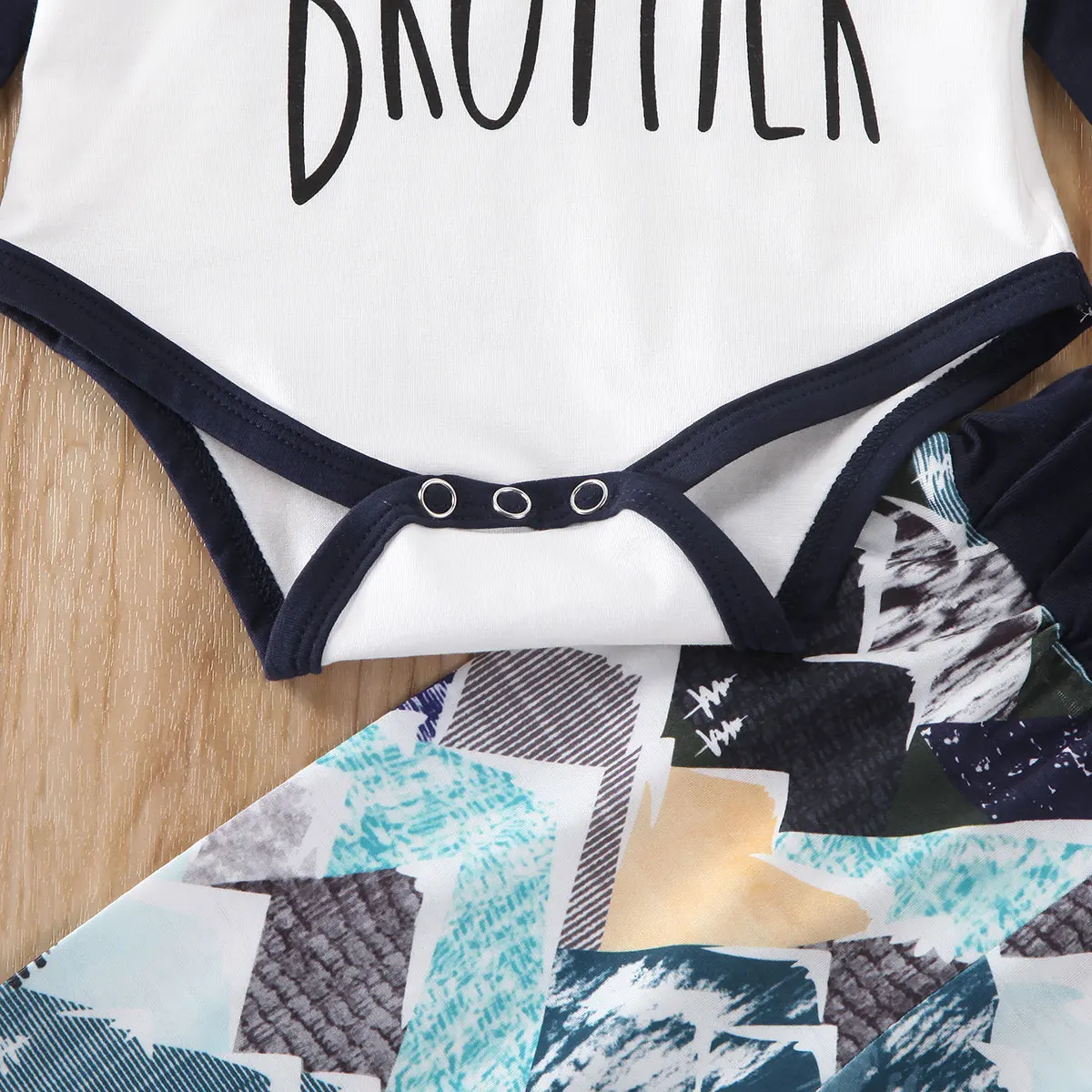 Одинаковые комплекты для больших маленьких братьев Комбинезон с длинными