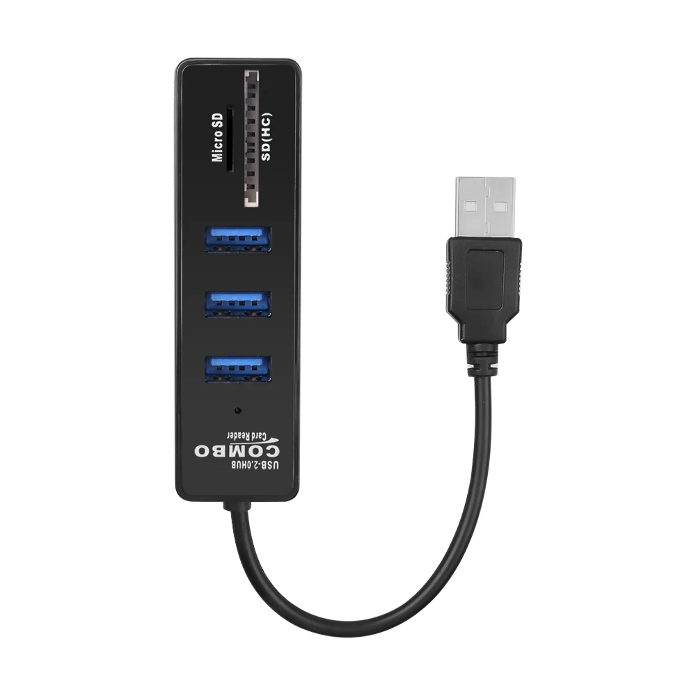 2 in1 комбо супер Скорость USB 0 3 Порты и разъёмы разветвитель устройство для чтения