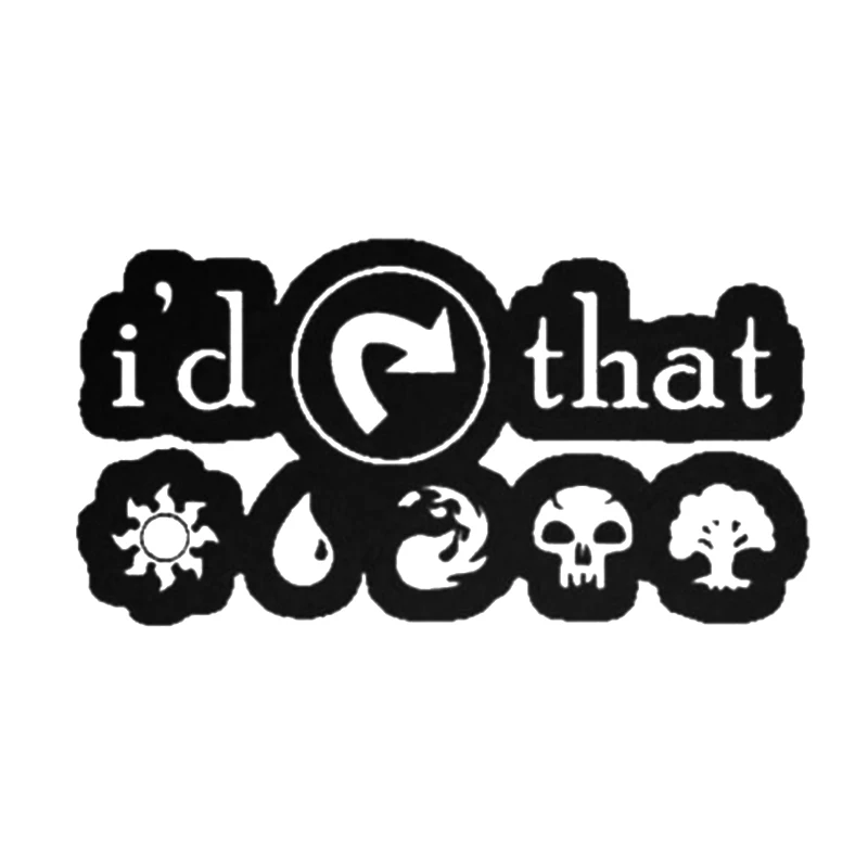 

16*8,4 см, сбор маны, я бы надел наклейку на автомобиль, наклейка на бампер, новинка дрейф JDM, Виниловая наклейка