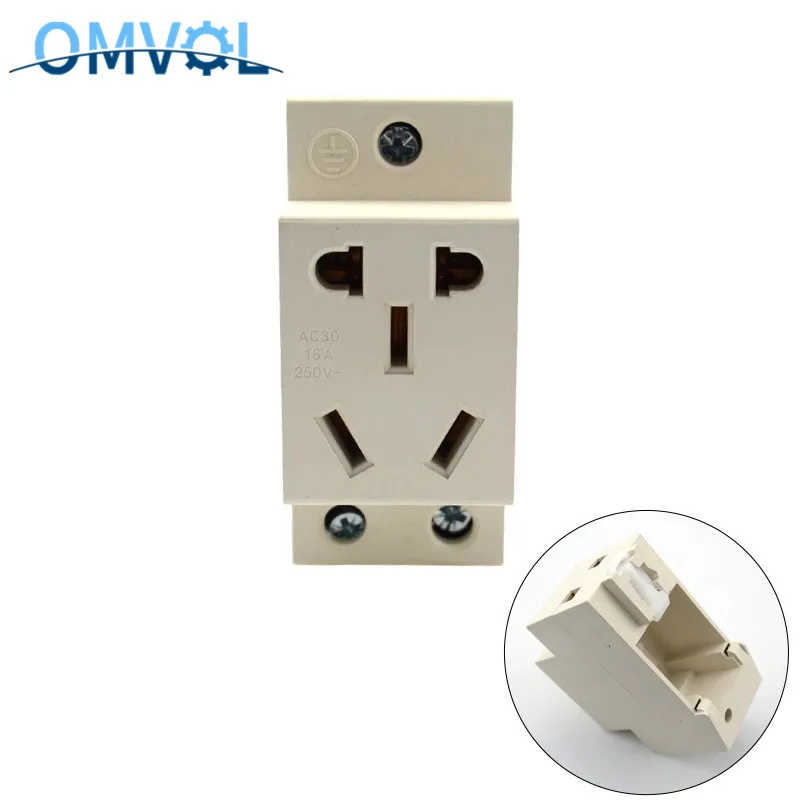 1 шт. штепсельный сокет для модуля розетка распределительная коробка рейка