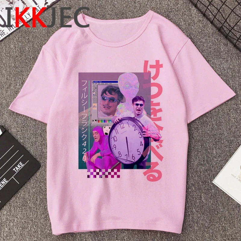 Мужская футболка в стиле хип хоп Vaporwave модная унисекс Ullzang уличная с графическим