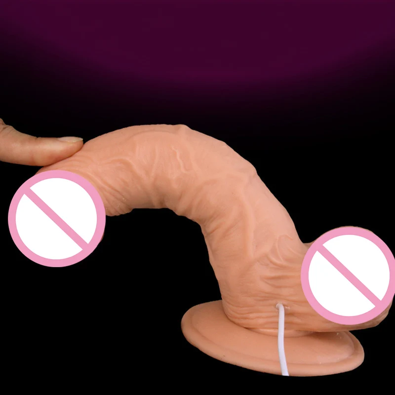Женский большой фаллоимитатор имитирующий контроллер эякуляции вибрация